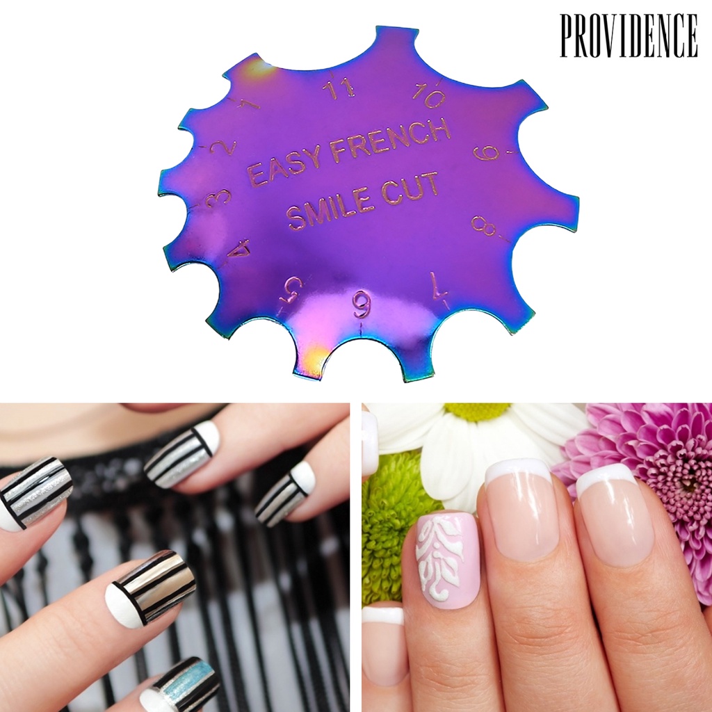 Providence Nail Cutter Plate French Style Nails Shaping Rust-Proof Nail Art Manicure Edge Trimmer for Female