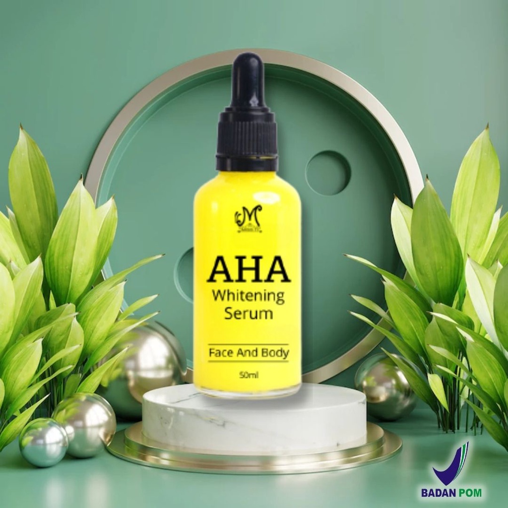 AHA serum wajah BPOm Miss Ti 60ml pipet botol kaca