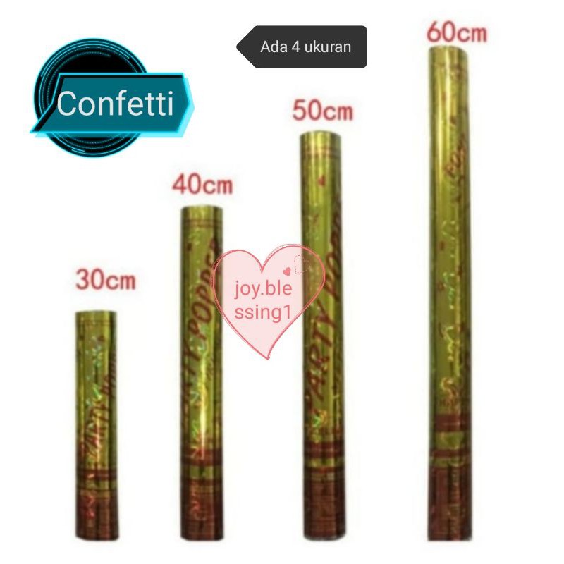 CONFETTI/PARTY POPPER