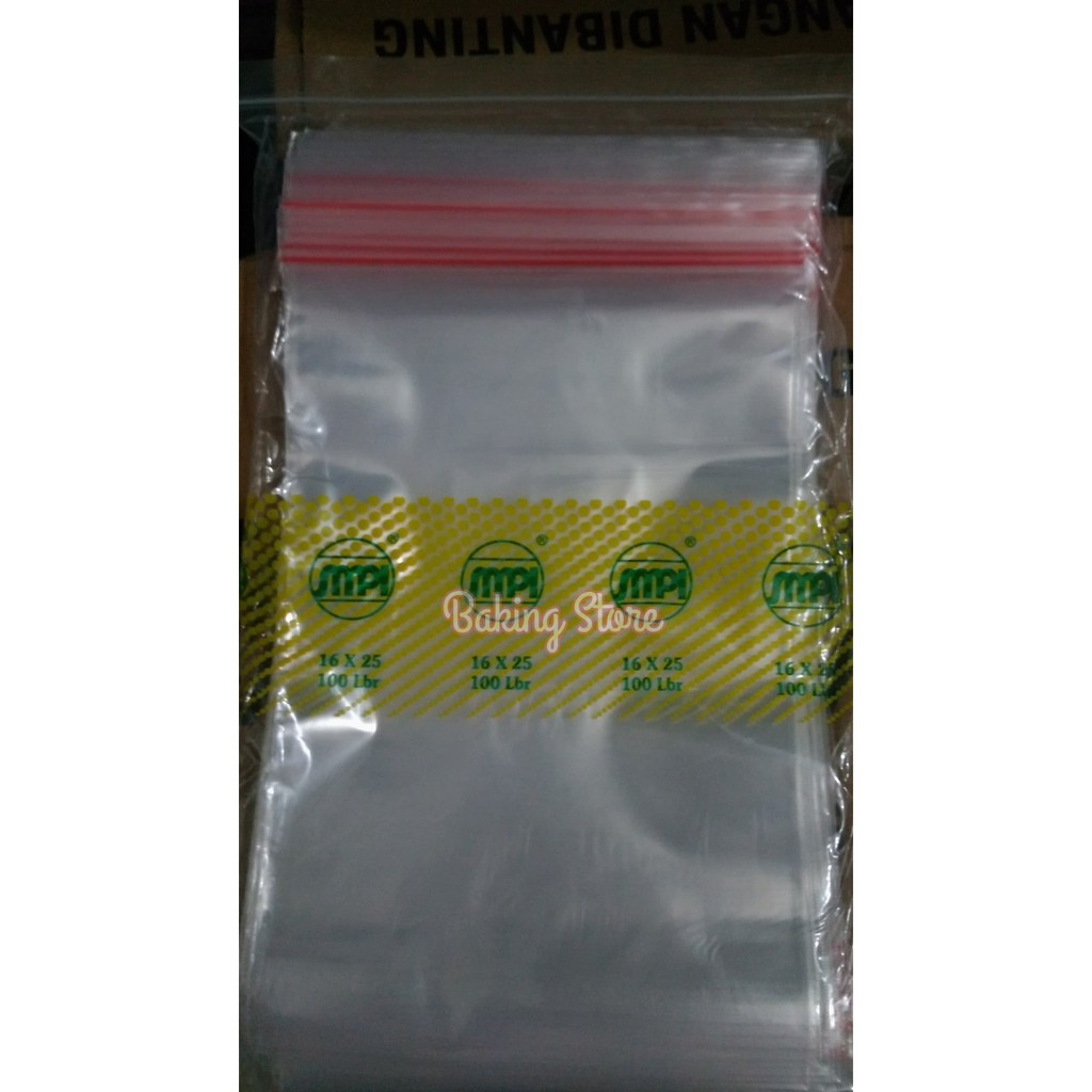 Kantong Plastik Klip - Zip Zip Lock Bag 16x25cm isi 100lembar