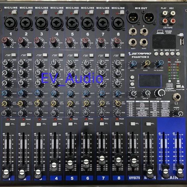 Mixer Zetapro Phantom 8 / Zetapro Phantom-8 Original 8 channel