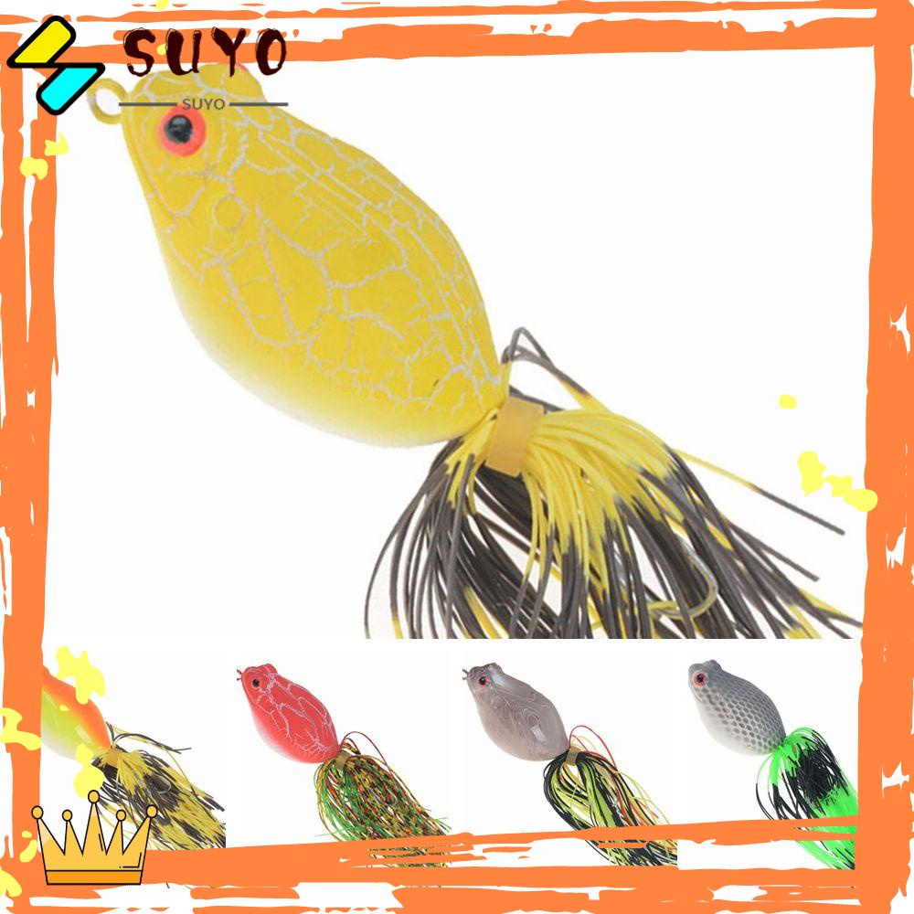 Suyo Umpan Pancing Soft bait Bentuk Katak Imitasi Ukuran 14g 5cm