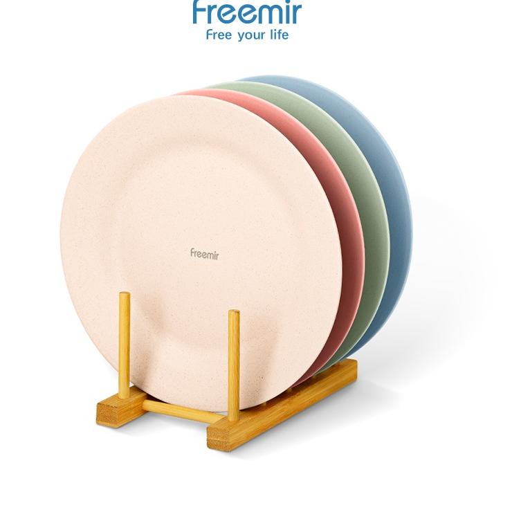 Telah Hadir.. [SPECIAL PRICE] freemir Set 4pcs Piring Prasmanan 28cm Saji Bahan Wheat Straw Set Warn