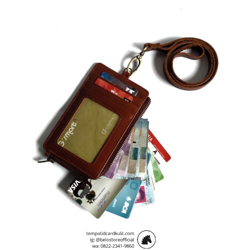 

Tempat ID Card Name Tag Kulit Jakarta