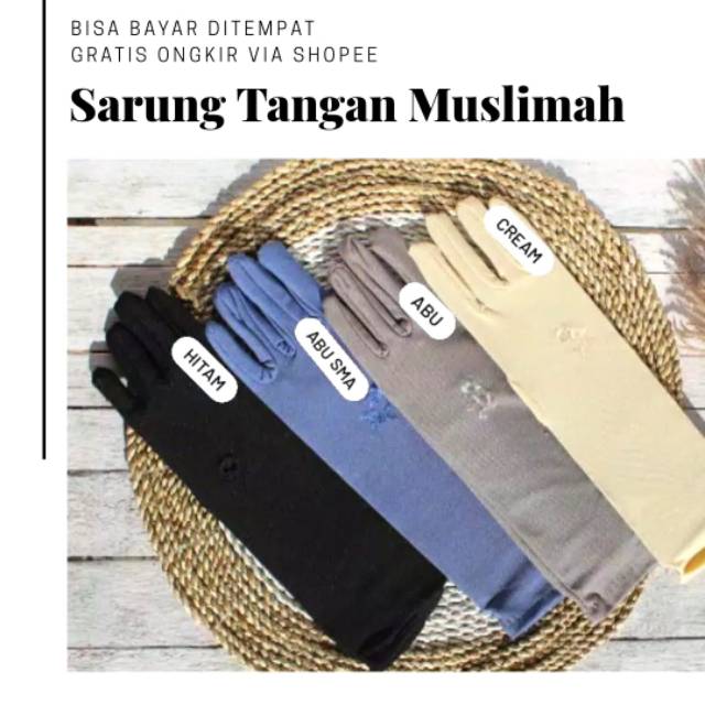 Sarung tangan Muslimah | handsock | Kaos Tangan | handglove | sarung tangan murah