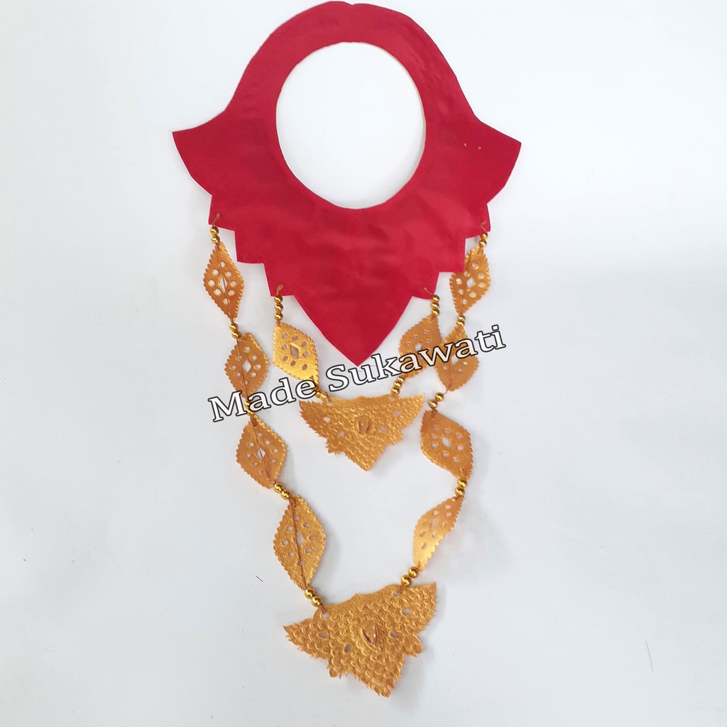 Badong Lenter kalung kulit penari adat bali