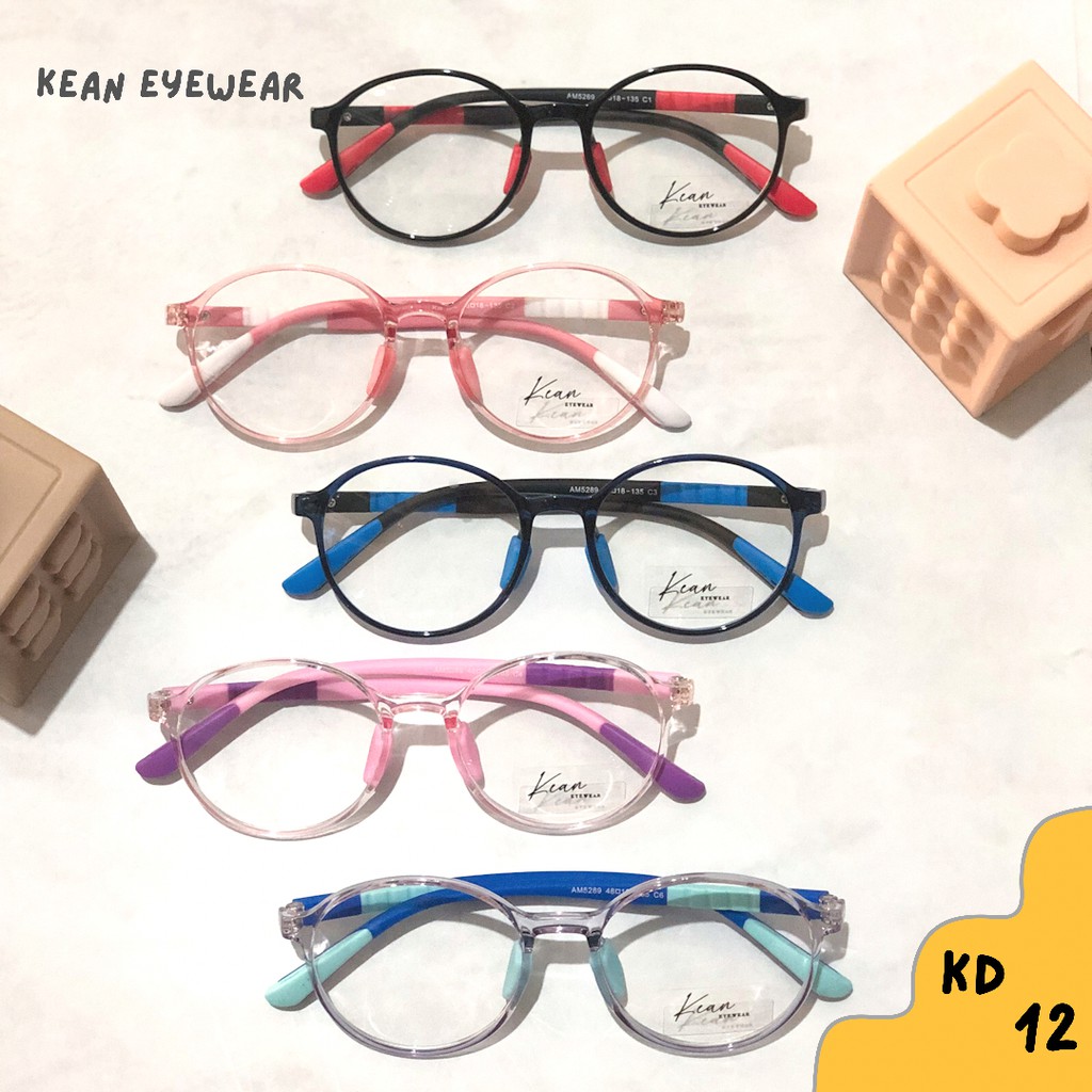 KD-12 FRAME KACAMATA LENSA ANTI RADIASI SINAR BIRU BLUE RAY ANAK-ANAK JunDW