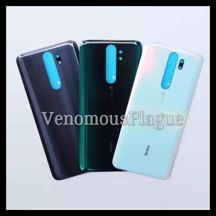 TERLARIS BACKDOOR GLASS BACK COVER TUTUP BATERAI XIAOMI REDMI NOTE 8 PRO KACA 