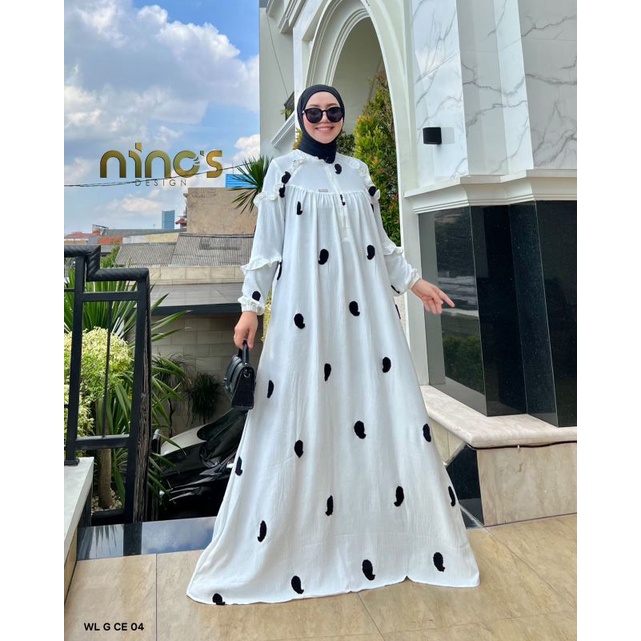 gamis terlaris dari ninos design READY New Gamis  by Ninos  design 04