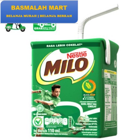 

Susu milo UHT Kotak Kecil 110ml (Ilham Berkah Mart)