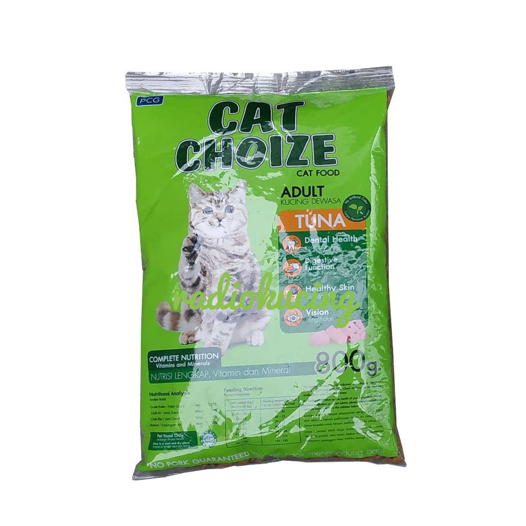 Makanan Kucing Cat Choize Tuna 800GR