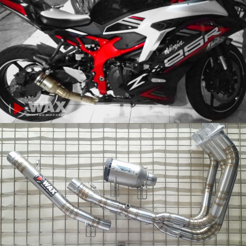 KNALPOT AUSTIN RACING IMPORT FOR NINJA ZX25R NEW ZX25RR FULL SYSTEM HIGHMOUNT & UNDERBELLY