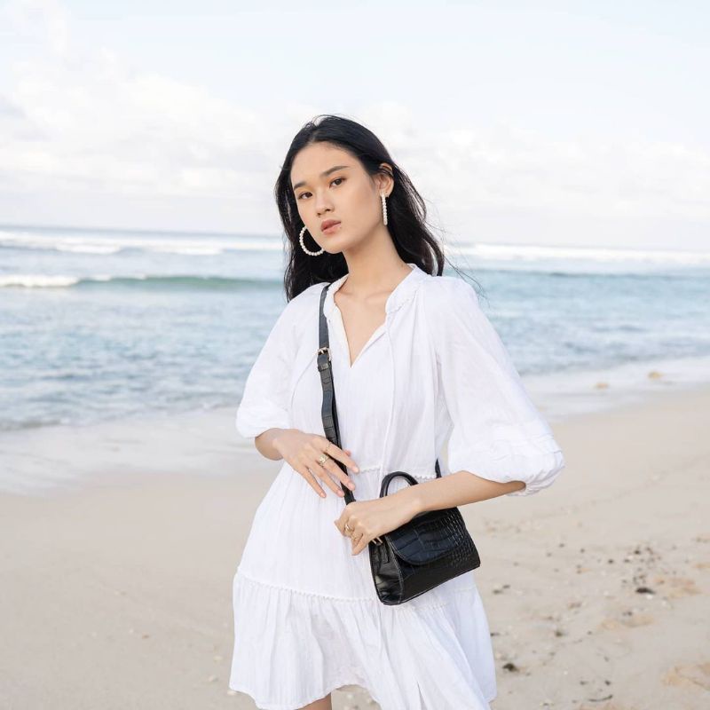 MIZU BAG HITAM /TAS SELEMPANG WANITA TAS SELEMPANG KOREA MINI POLOS-7