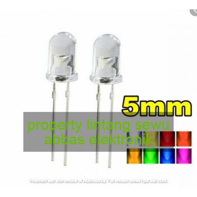 10pcs LED HIJAU 5MM