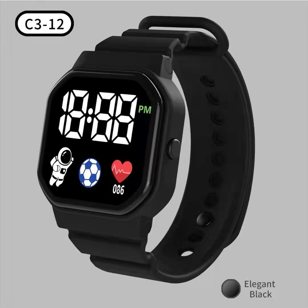 Jam Tangan Digital LED modern Jam LED Korea Style Unisex Smartwatch Indo-03 Indoberkah88
