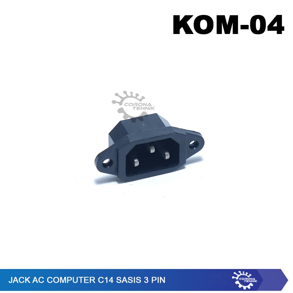 Jack AC Computer C14 Sasis 3 Pin