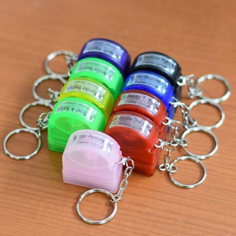 

Stempel Keong Warna Flash Custom Logo Lunas Toko Nama
