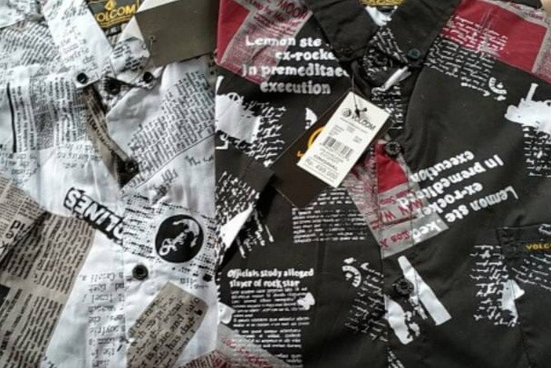 Kemeja Pria Kemeja Surfing Kemeja Lengan Pendek Kemeja Batik