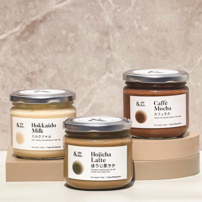 

(COD) 8am&This - SEMASA EXCLUSIVE BUNDLE (3 JARS Milk Spread/Selai) - Hokkaido x2, Hojicha Latte