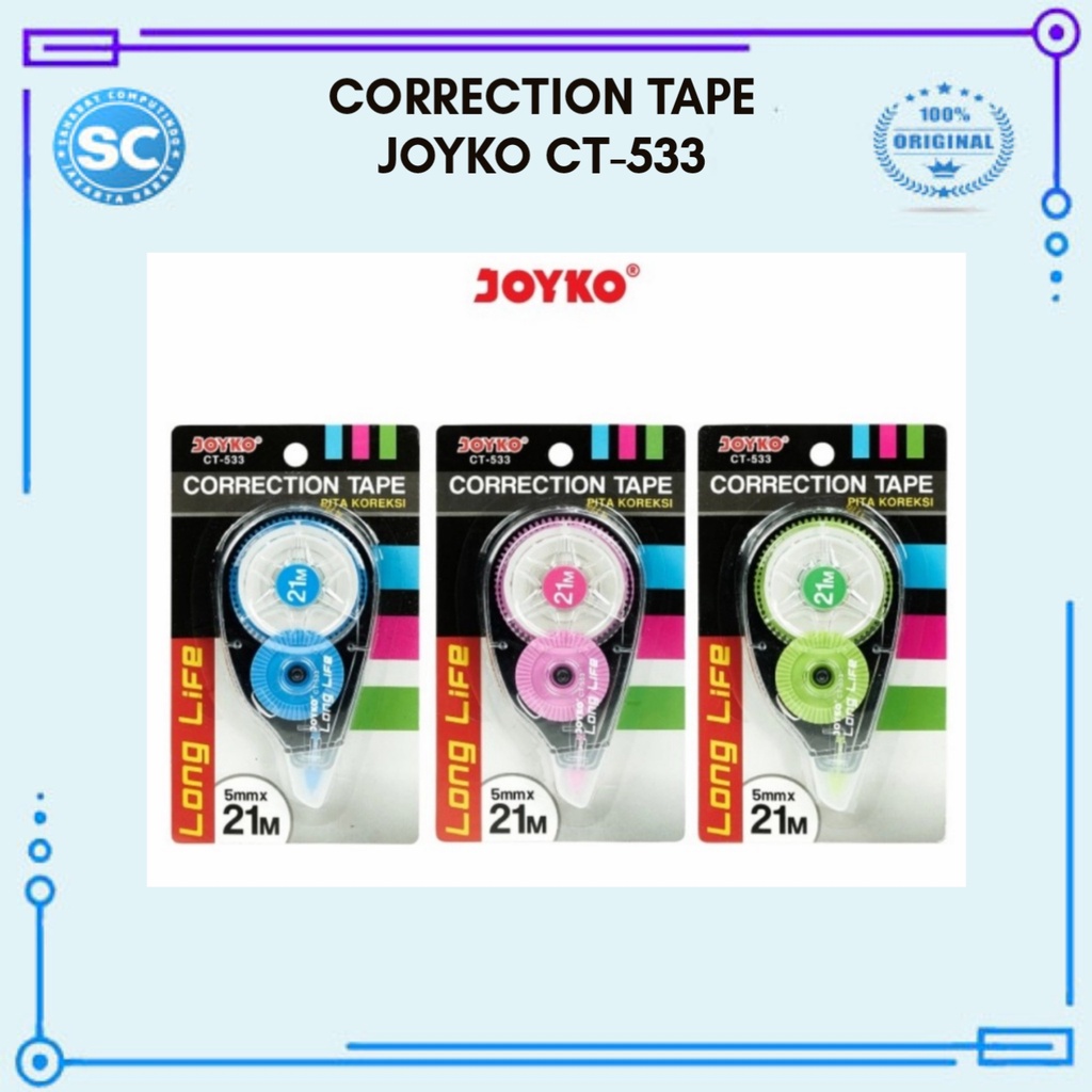 

Correction Tape Joyko CT-533