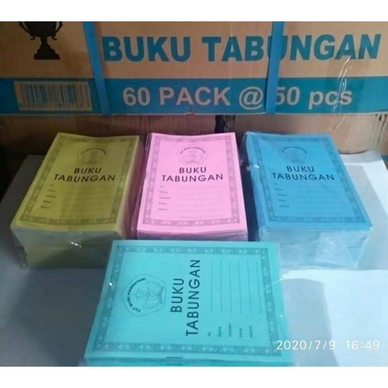 

Buku Tabungan Isi 50pcs HARGA GROSIR