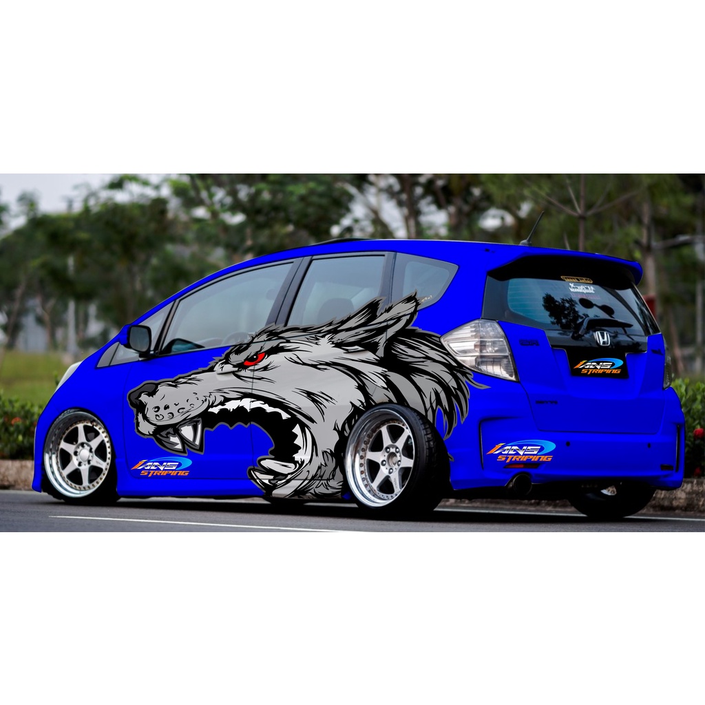 DECAL MOBIL JAZZ STIKER MOBIL JES AGYA AYLA BRIO YARIS KATANA KARIMUN SRIGALA WOLFPRINT