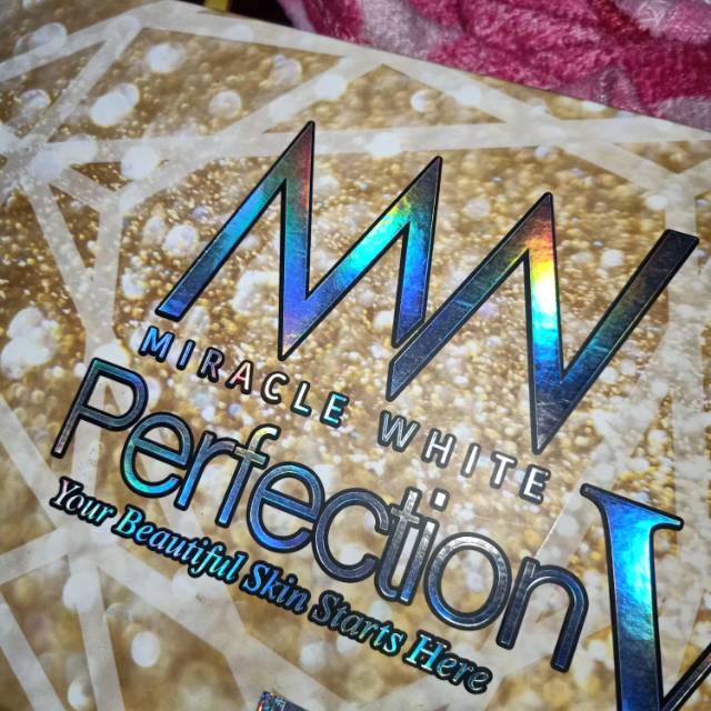 MIRACLE WHITE Perfection gold. + Gartis rodotex hijau 1ampul  + alkes.