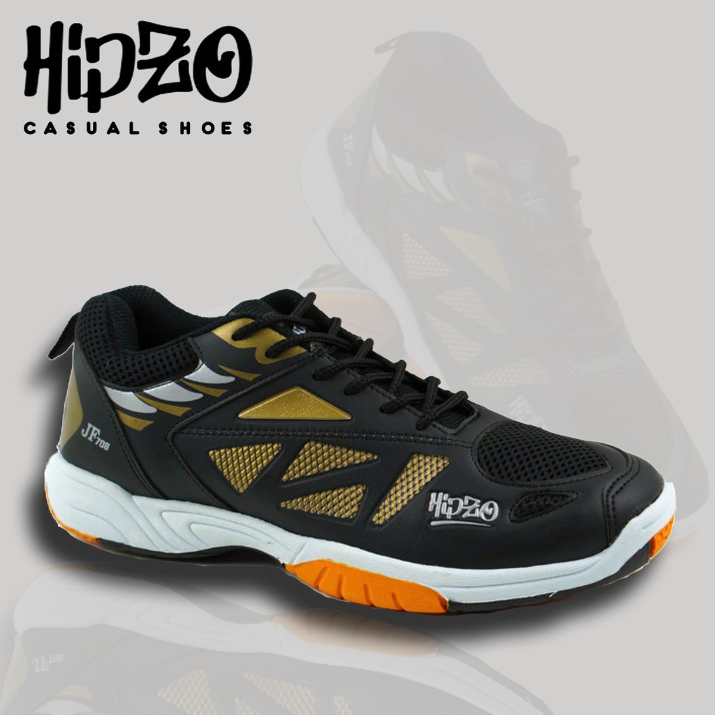 Sepatu Pria Badminton Hipzo M-048 Sepatu Olahraga Lari Senam Yoga Sneakers Original