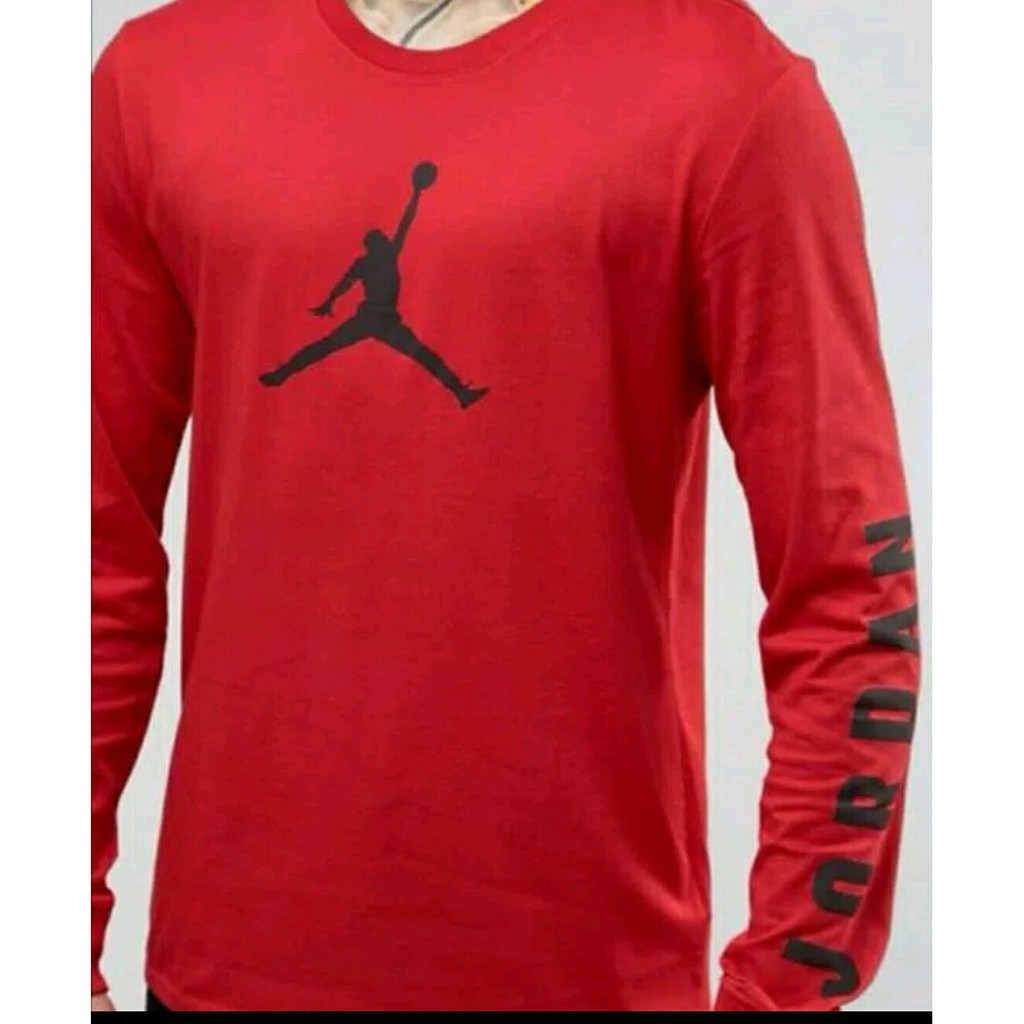 red jordan long sleeve shirt