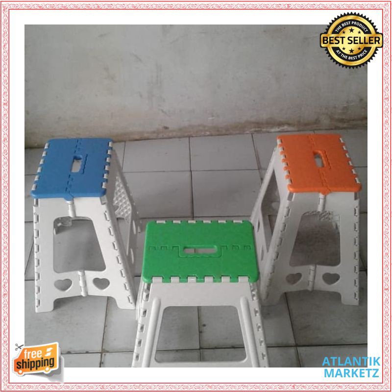 Bangku / Kursi Plastik Lipat Bangku / Kursi Plastik Lipat