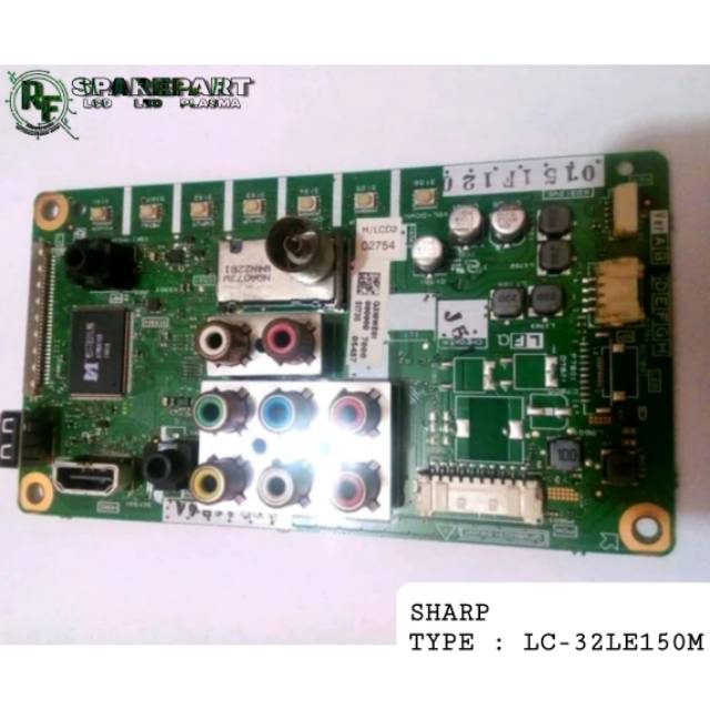 MB TV SHARP LC-32LE150M  mainboard tv sharp lc32le150
