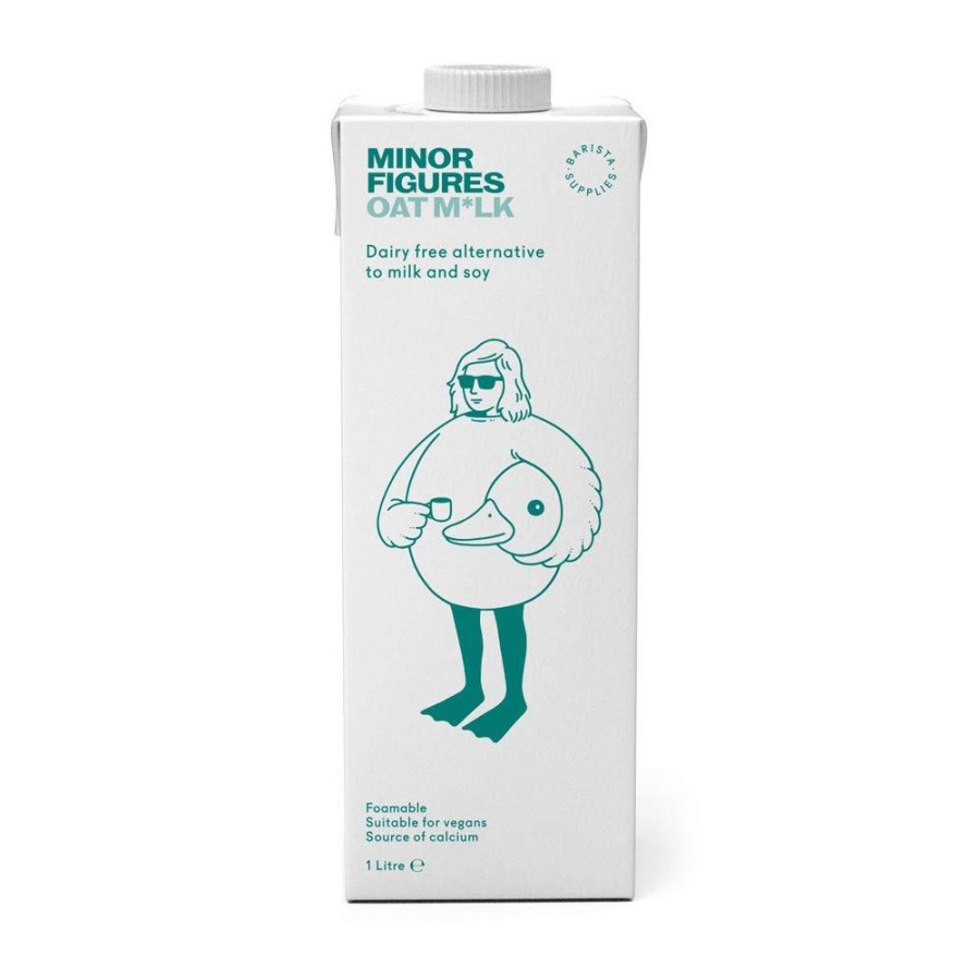 

Minor Figures Oat Milk Susu Gandum Vegan Vegetarian Milk Coffee Tea Barista Plant Based Drink Oatly