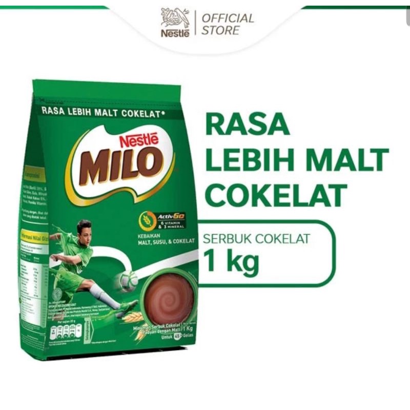 

Milo active go 1kg pouch