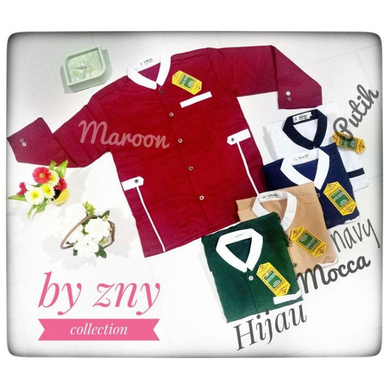 Jasko Koko Anak Lengan Panjang Atasan Koko Anak Remaja 4-12Tahun