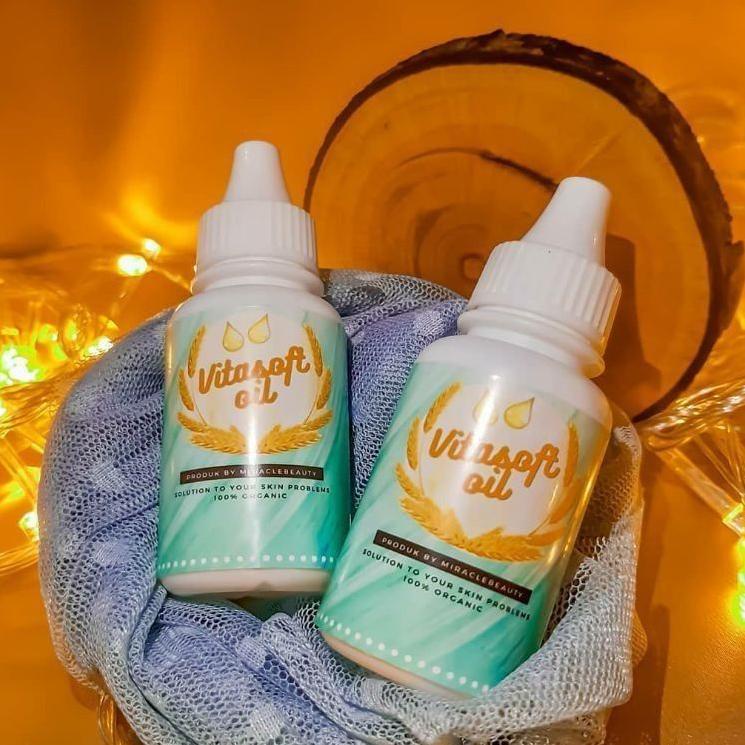 RSR VITASOFTOIL ORIGINAL VITA OIL VITASOFT OIL PENGHILANG KELOID BEKAS LUKA BOPENG STRECHMARK ➾ (Hot