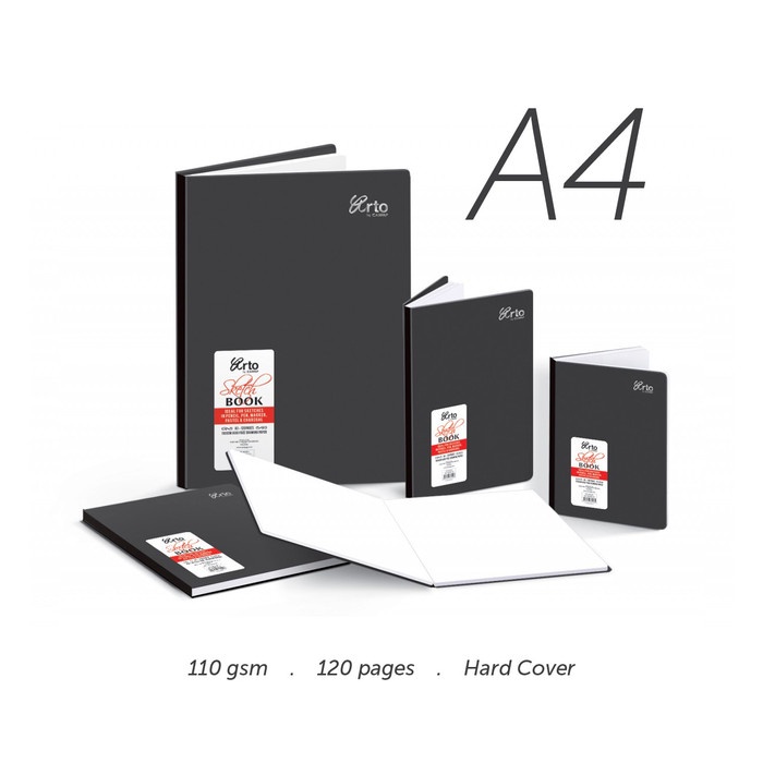 

Sketsagambar- Arto Sketch Book A4 Hard Cover -Buku-Gambar-Sketsa.