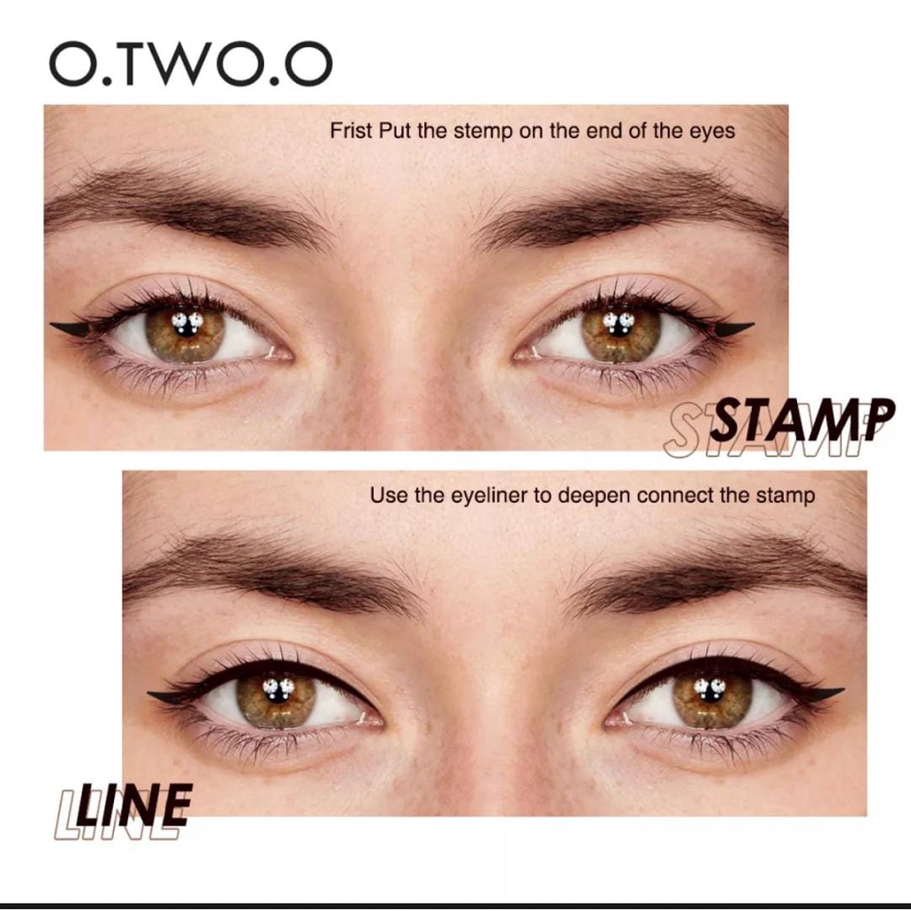 RCS ✅ O.TWO.O eyeliner2in1 wing stamp otwoo eyeliner wing stamp 2in1 EXP 2025