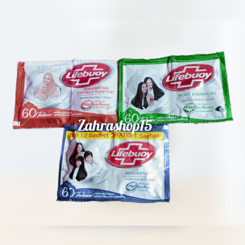 Lifebouy shampo sachet ( isi 1 pcs )