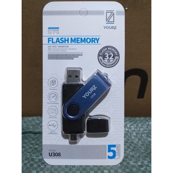 OTG FLASHDISK MICRO ORIGINAL YOURZ 2GB 4GB 8GB 16GB 32GB 64GB 128GB HIGH SPEED COPY DATA USB 3.0