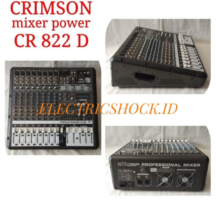 POWER MIXER CRIMSON CR 822 D / CR 822D 8 CHANNEL
