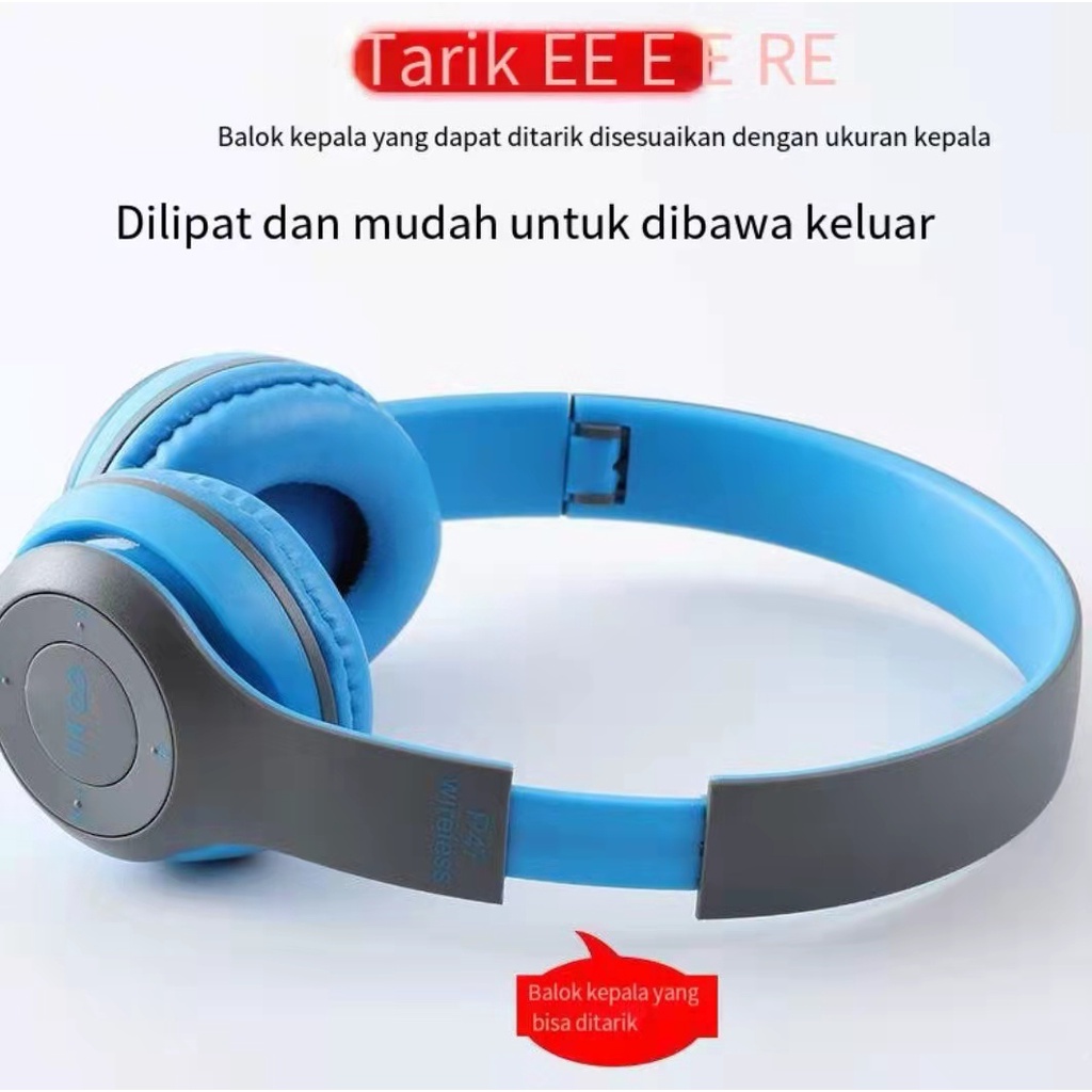 TWS Headphone Bluetooth P47 Realme Wireless Headphone Earphone Earpod Headset Hansfree Music Gaming Headset Bluetooth IOS/ANDROID #termurah #murah #fashionwanita