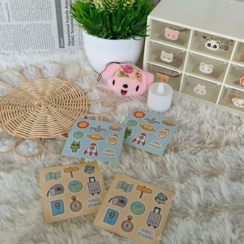 

Sticker Sheet Aesthetic cute kawaii series sudah cuuting