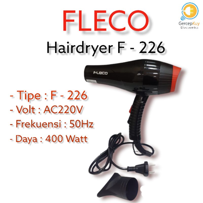 Hair Dryer / Pengering Rambut Fleco F- 226