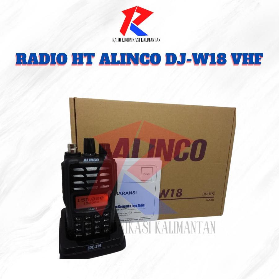 RADIO HT ALINCO DJ-W18 VHF ORIGINAL