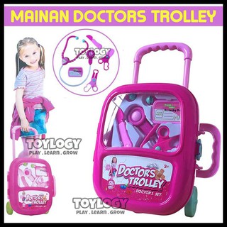  Mainan  Dokter Dokteran  Tas Koper Doctors Trolley Playset 