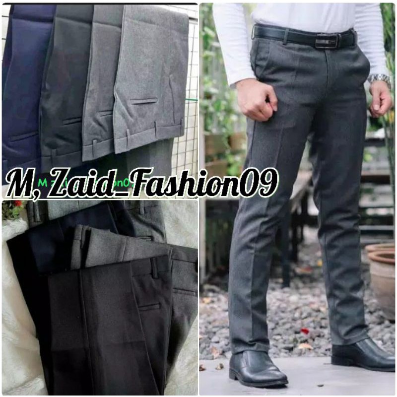 CELANA KANTOR SLIMFIT | FORMAL | KERJA | BAHAN WOOL size 27-38