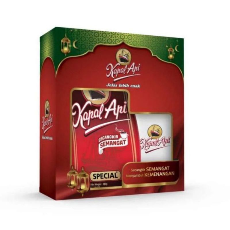 Kopi kapal api special 380gr free mug cantik