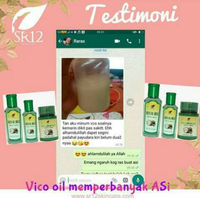 Jual Vico Sr12 Virgin Coconut Oil 100ml Vico Kapsul Sr12 Suplemen Ibu Hamil Perawatan Wajah Tubuh Indonesia Shopee Indonesia