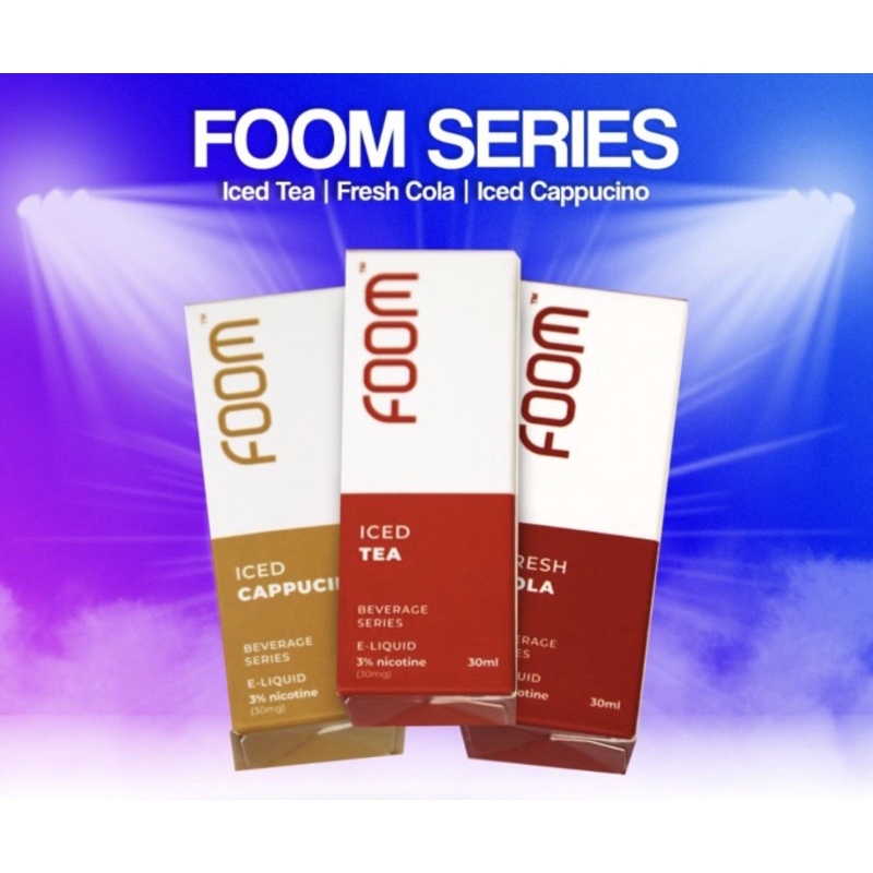 FOOM SERIES ICED CAPPUCINO ICED TEA FRESH COLA 30ML