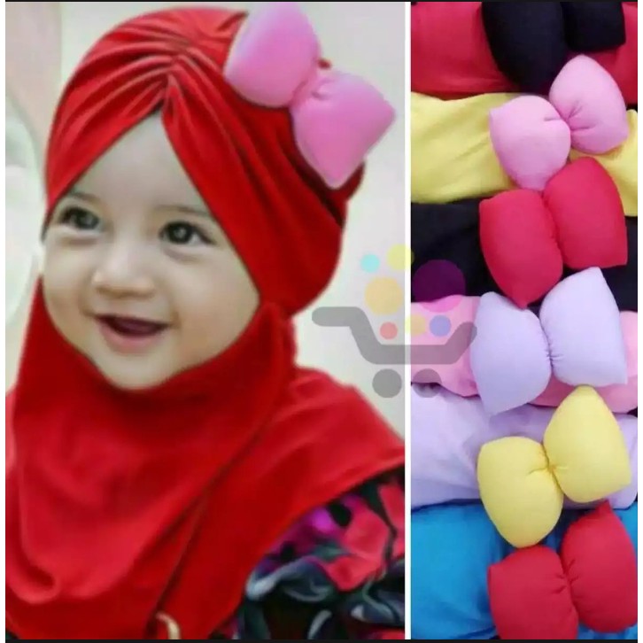 Hijab anak bayi MINI SAMPING - kerudung anak perempuan - jilbab anak terbaru